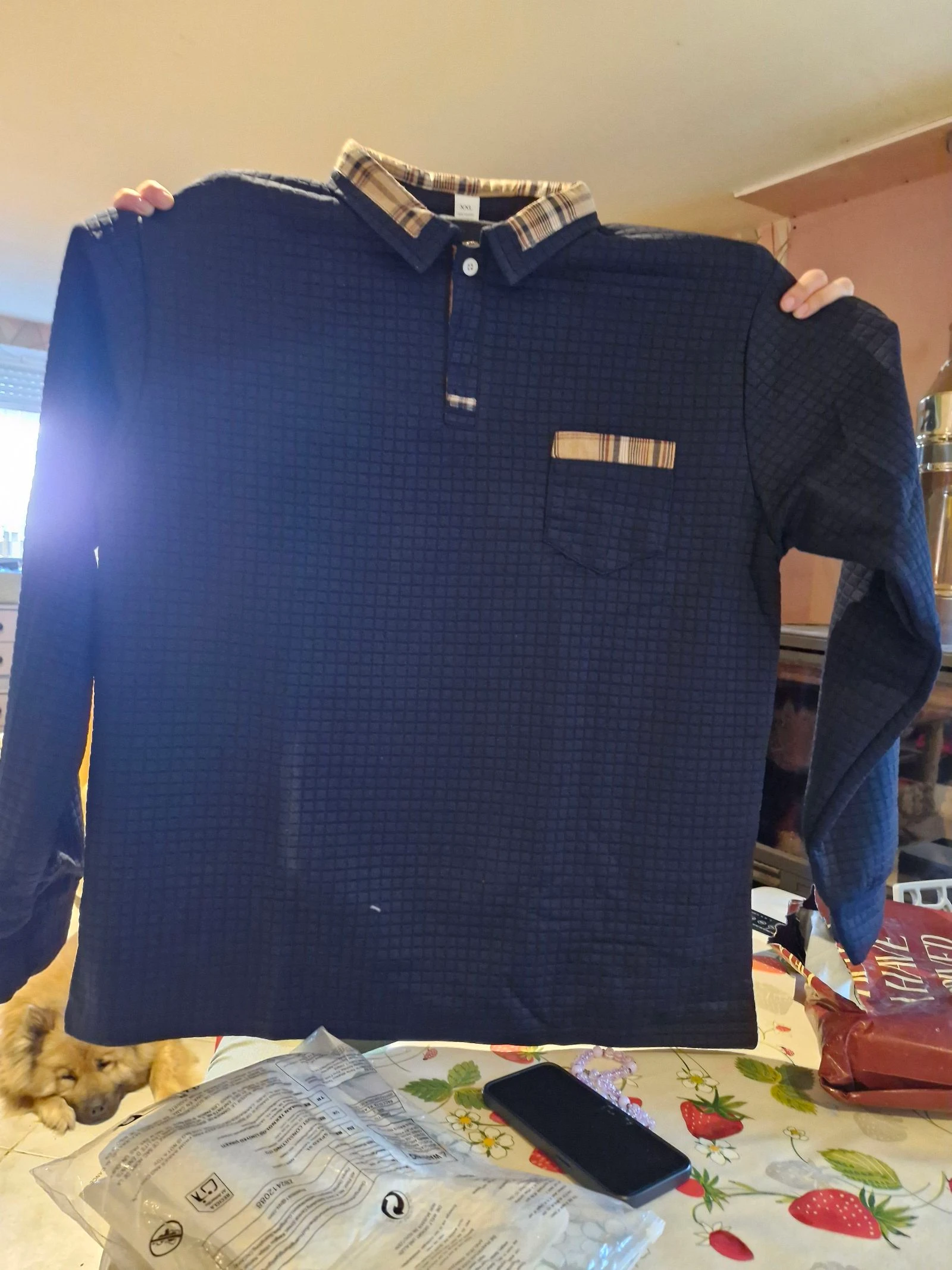 Polo azul novo 2xl – photo 3